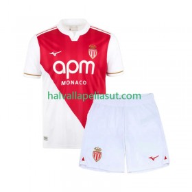 Jalkapallo Pelipaidat/Peliasut AS Monaco Lasten Kotipaita 2025-2026 Lyhythihainen